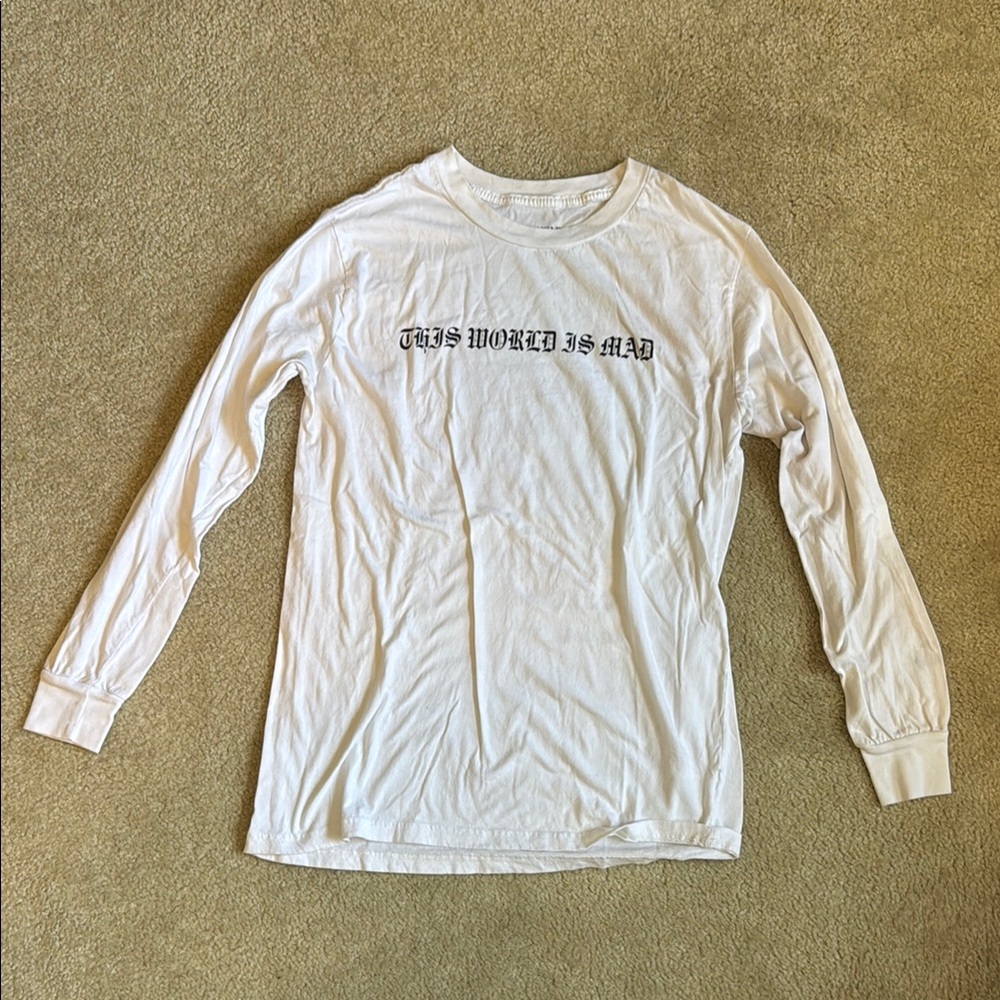 Forever 21 This World Is Mad Long Sleeve Tee